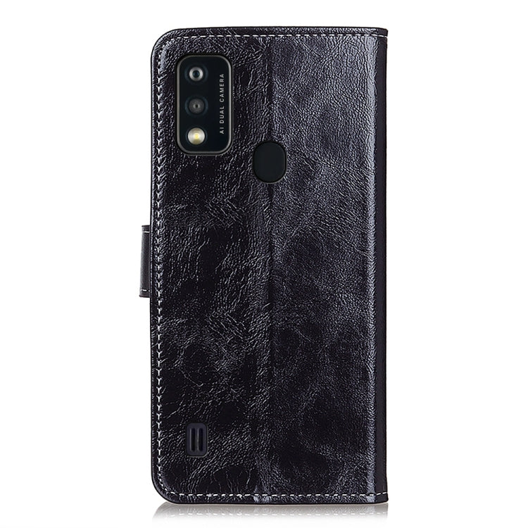 For ZET Blade A51 Retro Crazy Horse Texture Horizontal Flip Leather Case with Holder & Card Slots & Photo Frame & Wallet