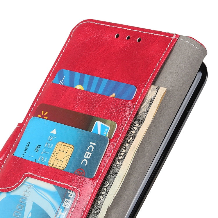For ZET Blade A51 Retro Crazy Horse Texture Horizontal Flip Leather Case with Holder & Card Slots & Photo Frame & Wallet