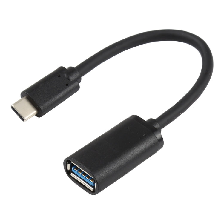 BYL-1803 USB-C 3.1 / Type-C Male to USB 3.0 Female OTG Adapter Cable(Black)