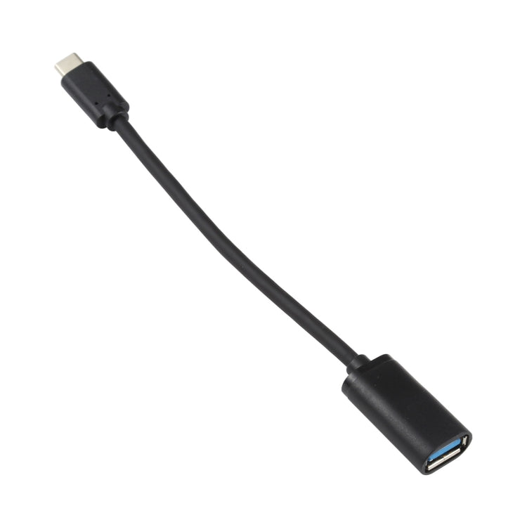 BYL-1803 USB-C 3.1 / Type-C Male to USB 3.0 Female OTG Adapter Cable(Black)