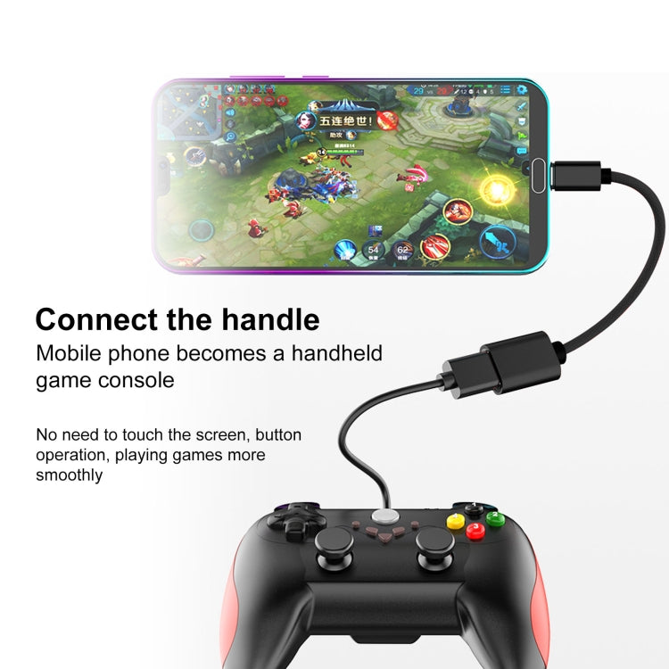 BYL-1803 USB-C 3.1 / Type-C Male to USB 3.0 Female OTG Adapter Cable(Black)
