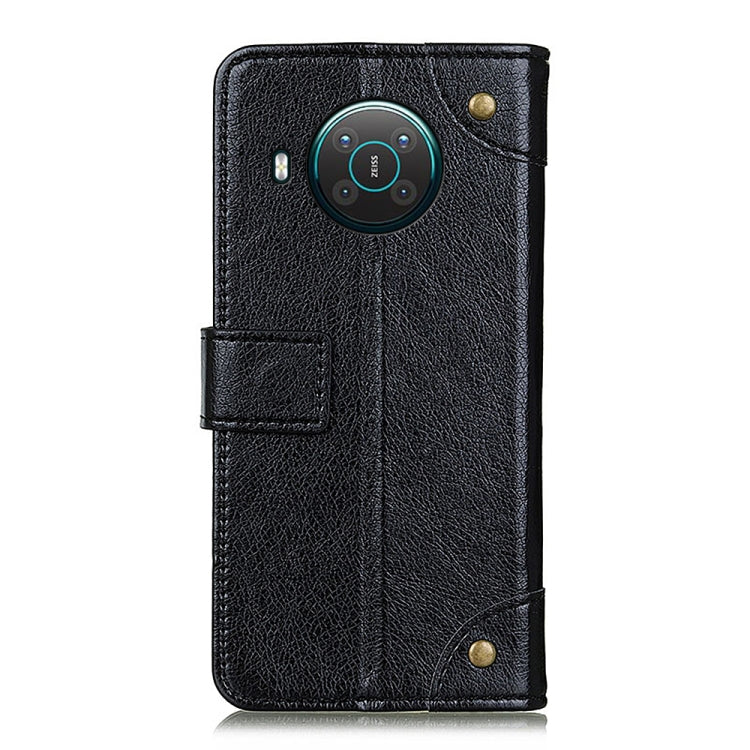 For Nokia X10 / X20 Copper Buckle Nappa Texture Horizontal Flip Leather Case with Holder & Card Slots & Wallet