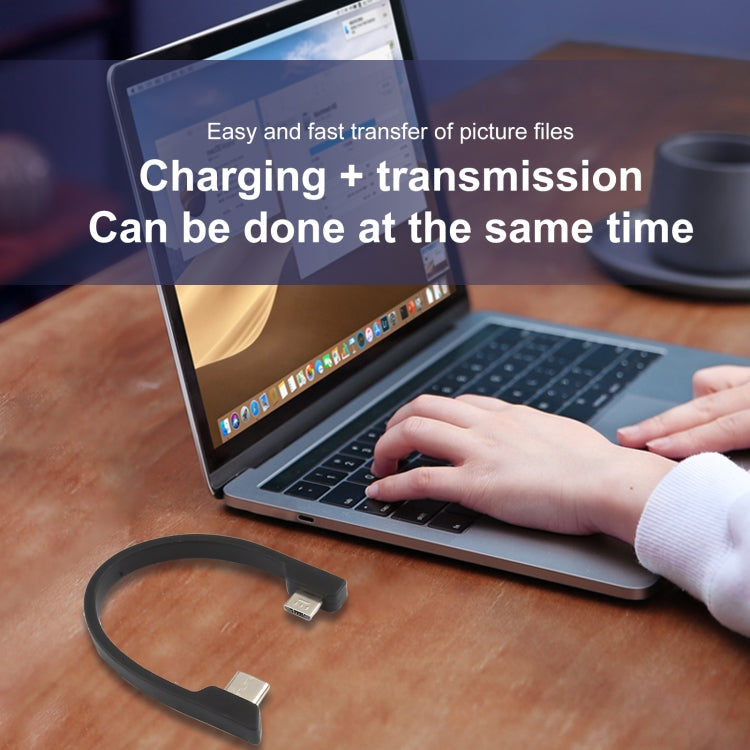 USB-C / Type-C Male to Micro USB Male OTG Adapter Cable