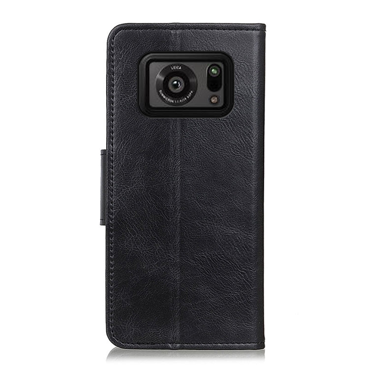 For Sharp Aquos R Mirren Crazy Horse Texture Horizontal Flip Leather Case with Holder & Card Slots & Wallet