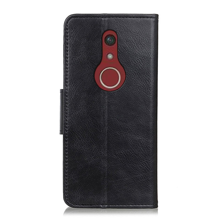 For Fujitsu Be4 Plus F-41B Mirren Crazy Horse Texture Horizontal Flip Leather Case with Holder & Card Slots & Wallet