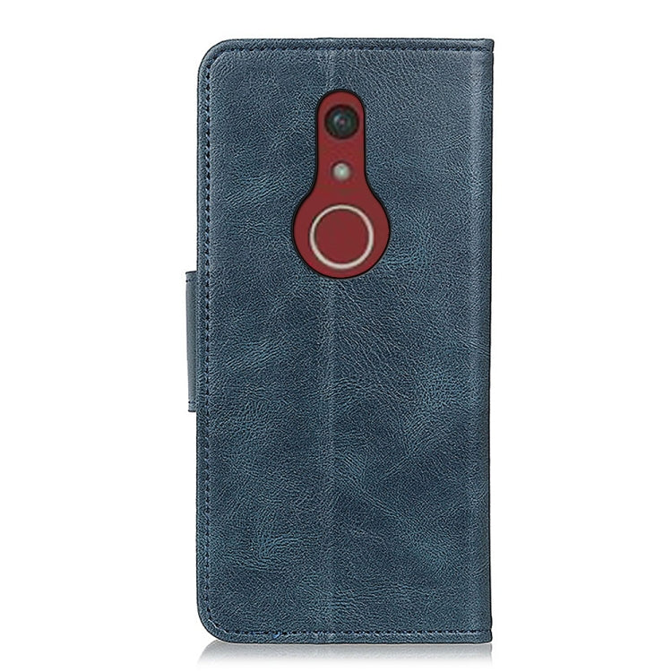 For Fujitsu Be4 Plus F-41B Mirren Crazy Horse Texture Horizontal Flip Leather Case with Holder & Card Slots & Wallet