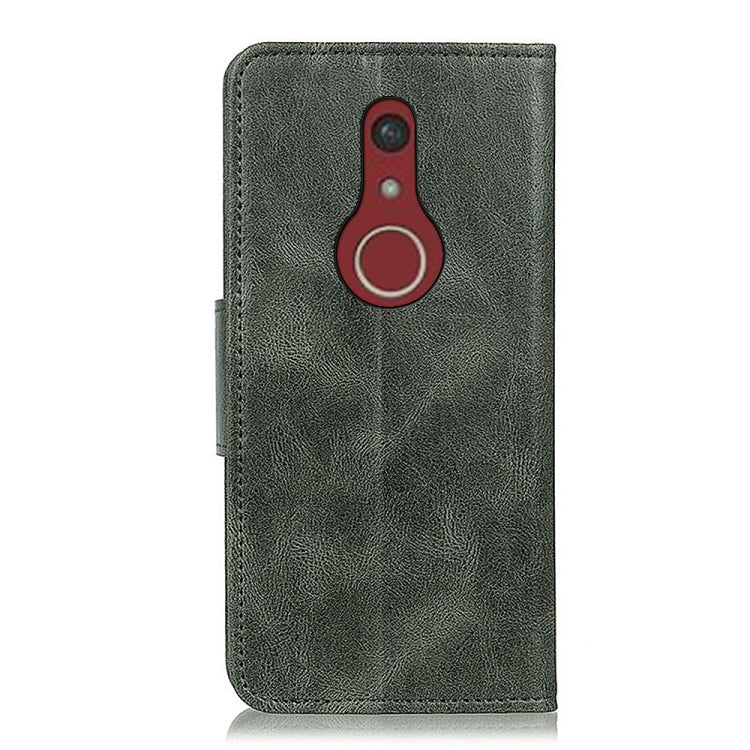 For Fujitsu Be4 Plus F-41B Mirren Crazy Horse Texture Horizontal Flip Leather Case with Holder & Card Slots & Wallet