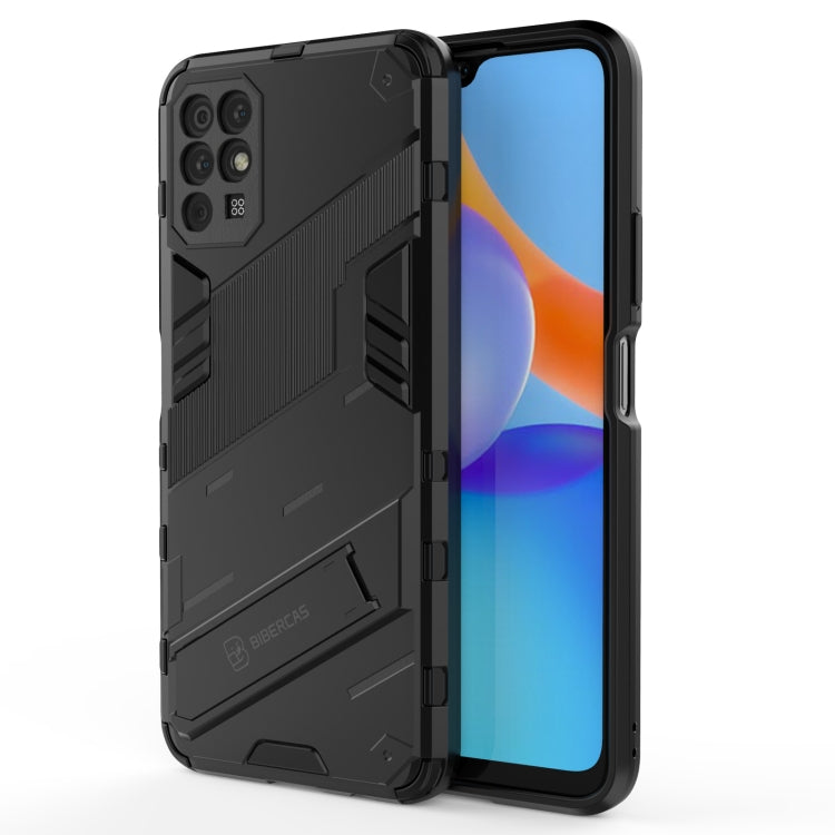 For Honor Play 5T Punk Armor 2 in 1 PC + TPU Shockproof Case with Invisible Holder