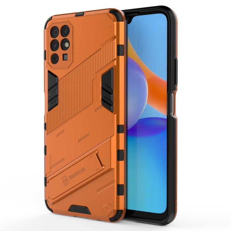 For Honor Play 5T Punk Armor 2 in 1 PC + TPU Shockproof Case with Invisible Holder
