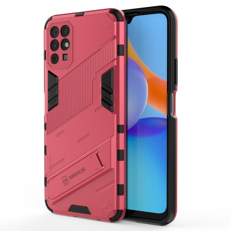 For Honor Play 5T Punk Armor 2 in 1 PC + TPU Shockproof Case with Invisible Holder