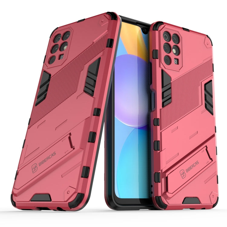 For Honor Play 5T Punk Armor 2 in 1 PC + TPU Shockproof Case with Invisible Holder