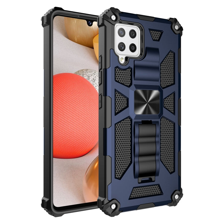 For Samsung Galaxy A22 4G Shockproof TPU + PC Magnetic Protective Case with Holder