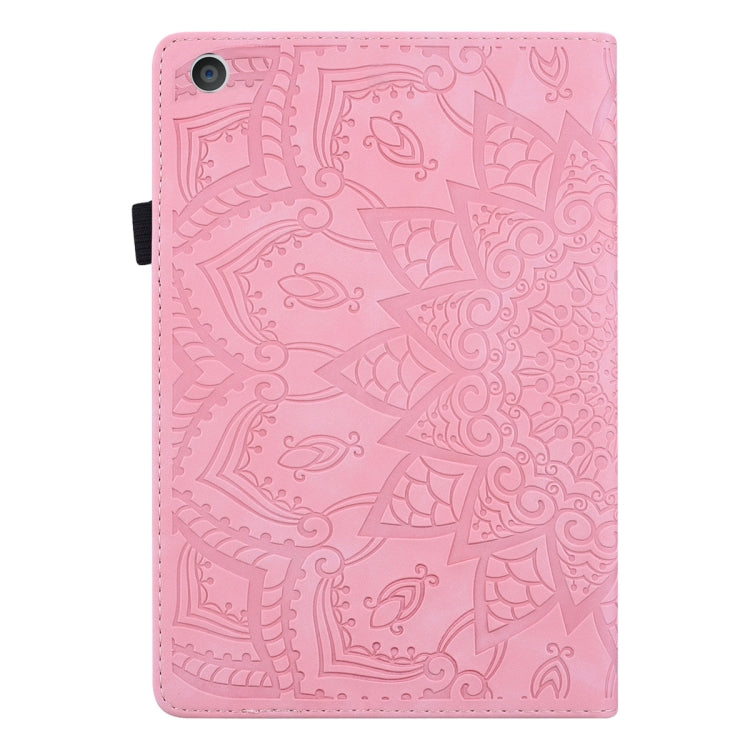 For iPad 4 & 3 & 2 Calf Pattern Double Folding Design Embossed Leather Case with Holder & Card Slots & Pen Slot & Elastic Band