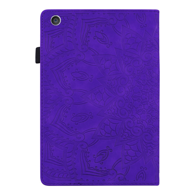 For iPad 4 & 3 & 2 Calf Pattern Double Folding Design Embossed Leather Case with Holder & Card Slots & Pen Slot & Elastic Band