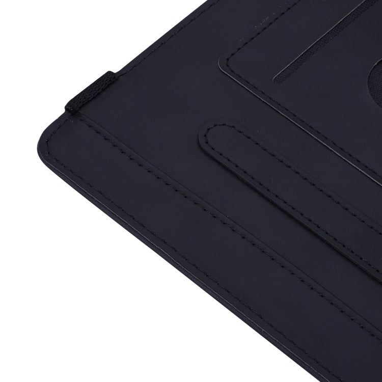 For Galaxy Tab S5e 10.5 T720 / T725 Calf Pattern Double Folding Design Embossed Leather Case with Holder & Card Slots & Pen Slot & Elastic Band