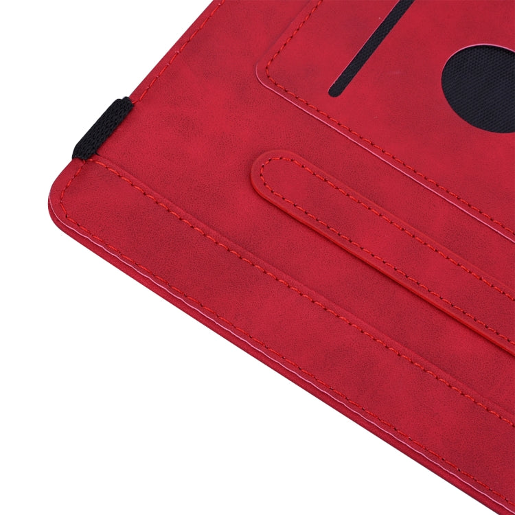 For Galaxy Tab S5e 10.5 T720 / T725 Calf Pattern Double Folding Design Embossed Leather Case with Holder & Card Slots & Pen Slot & Elastic Band
