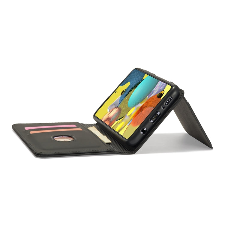 For Samsung Galaxy A82 5G Strong Magnetism Liquid Feel Horizontal Flip Leather Case with Holder & Card Slots & Wallet