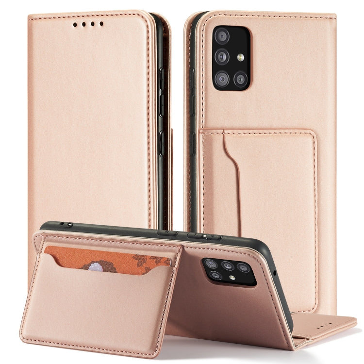 For Samsung Galaxy A82 5G Strong Magnetism Liquid Feel Horizontal Flip Leather Case with Holder & Card Slots & Wallet