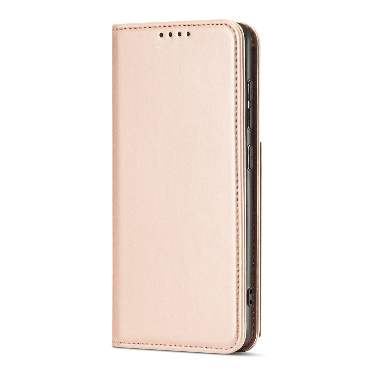 For Samsung Galaxy A82 5G Strong Magnetism Liquid Feel Horizontal Flip Leather Case with Holder & Card Slots & Wallet