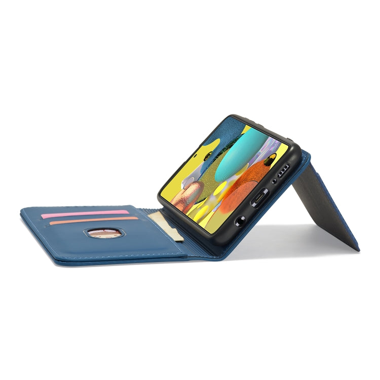 For Samsung Galaxy A22 4G Strong Magnetism Liquid Feel Horizontal Flip Leather Case with Holder & Card Slots & Wallet