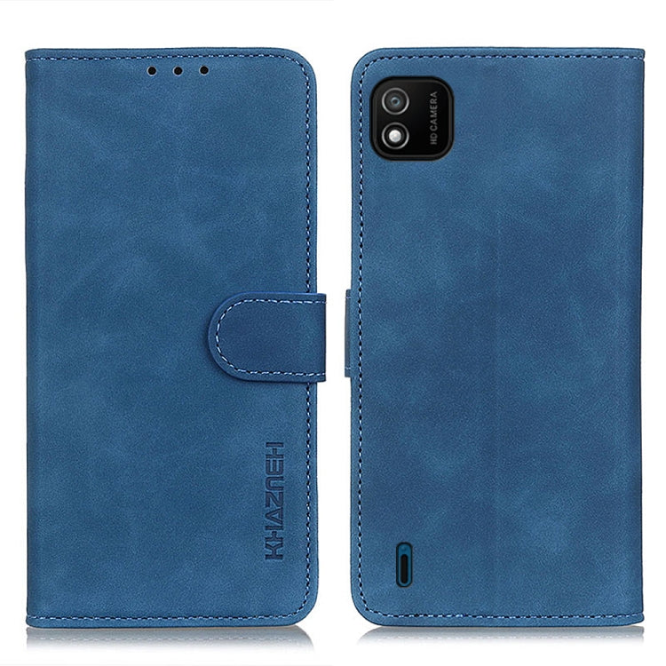 For Wiko Y62 KHAZNEH Retro Texture PU + TPU Horizontal Flip Leather Case with Holder & Card Slots & Wallet