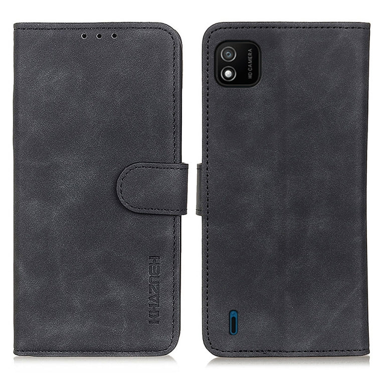 For Wiko Y62 KHAZNEH Retro Texture PU + TPU Horizontal Flip Leather Case with Holder & Card Slots & Wallet