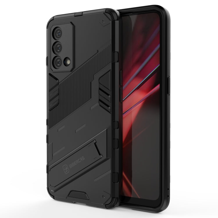 For OPPO K9 Punk Armor 2 in 1 PC + TPU Shockproof Case with Invisible Holder