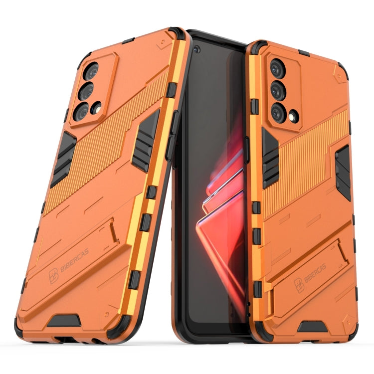 For OPPO K9 Punk Armor 2 in 1 PC + TPU Shockproof Case with Invisible Holder