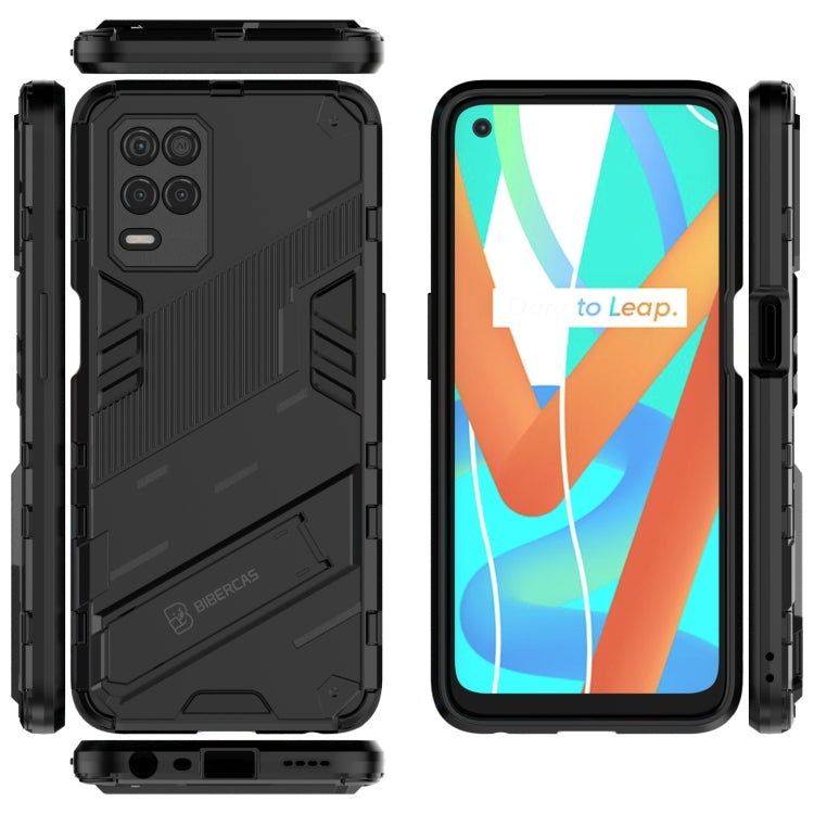 For OPPO Realme V13 5G Punk Armor 2 in 1 PC + TPU Shockproof Case with Invisible Holder