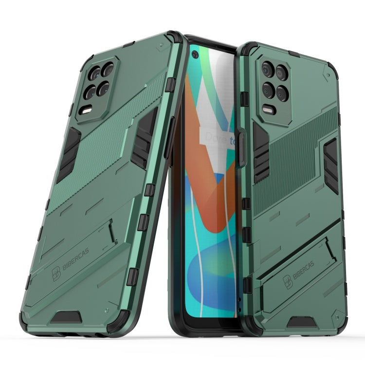 For OPPO Realme V13 5G Punk Armor 2 in 1 PC + TPU Shockproof Case with Invisible Holder
