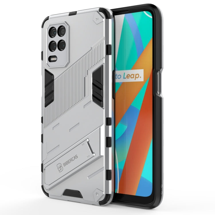 For OPPO Realme V13 5G Punk Armor 2 in 1 PC + TPU Shockproof Case with Invisible Holder