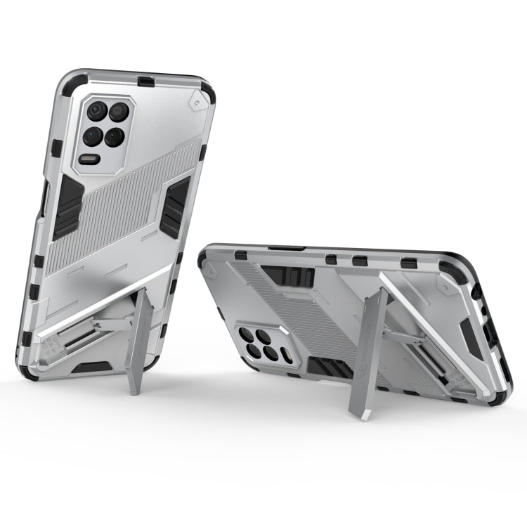 For OPPO Realme V13 5G Punk Armor 2 in 1 PC + TPU Shockproof Case with Invisible Holder