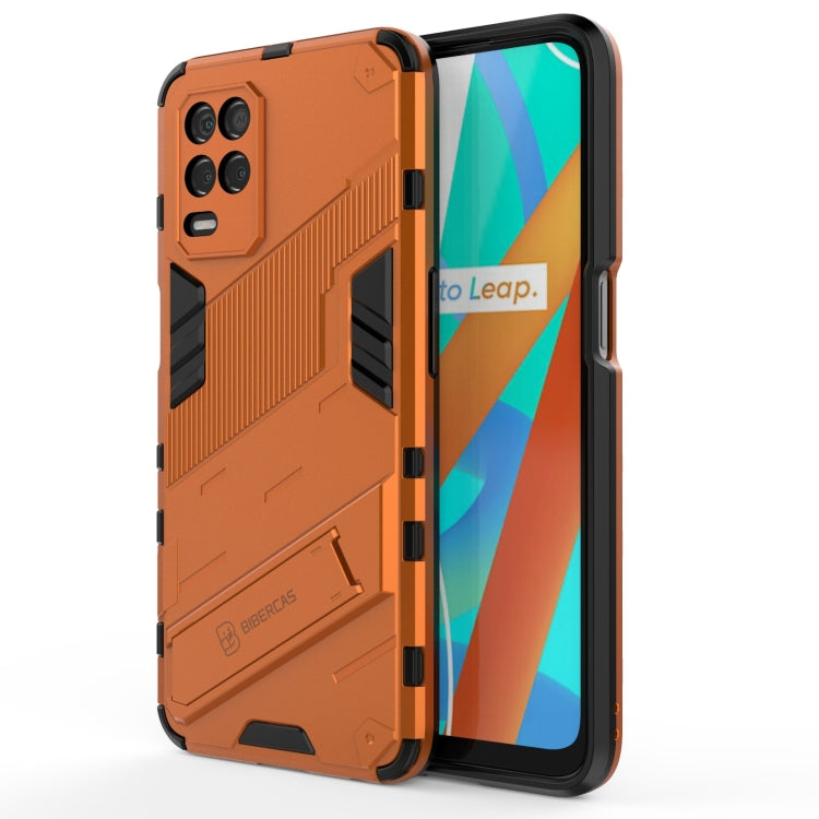 For OPPO Realme V13 5G Punk Armor 2 in 1 PC + TPU Shockproof Case with Invisible Holder