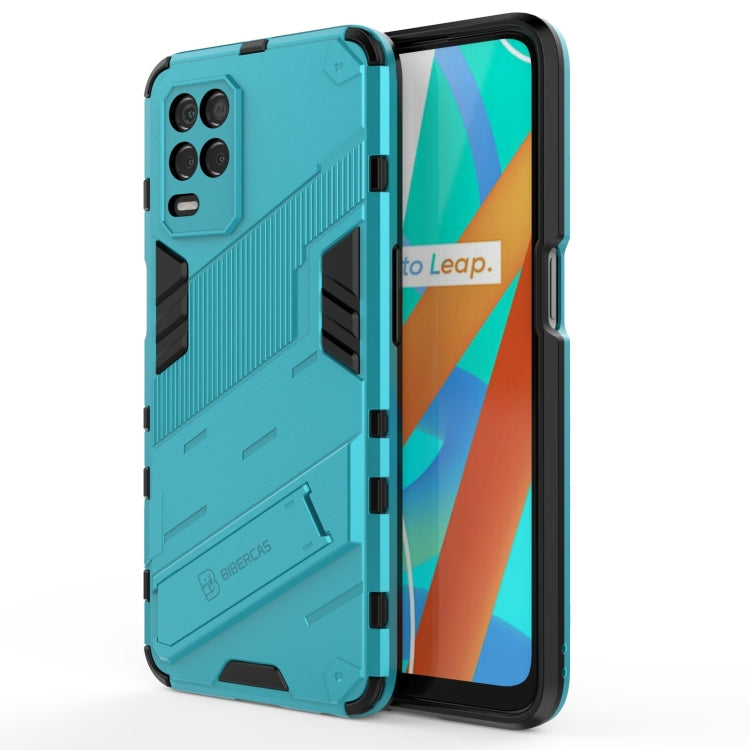 For OPPO Realme V13 5G Punk Armor 2 in 1 PC + TPU Shockproof Case with Invisible Holder