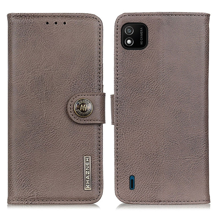 For Wiko Y62 KHAZNEH Cowhide Texture Horizontal Flip Leather Case with Holder & Card Slots & Wallet