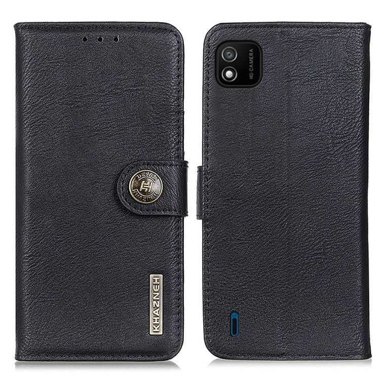 For Wiko Y62 KHAZNEH Cowhide Texture Horizontal Flip Leather Case with Holder & Card Slots & Wallet