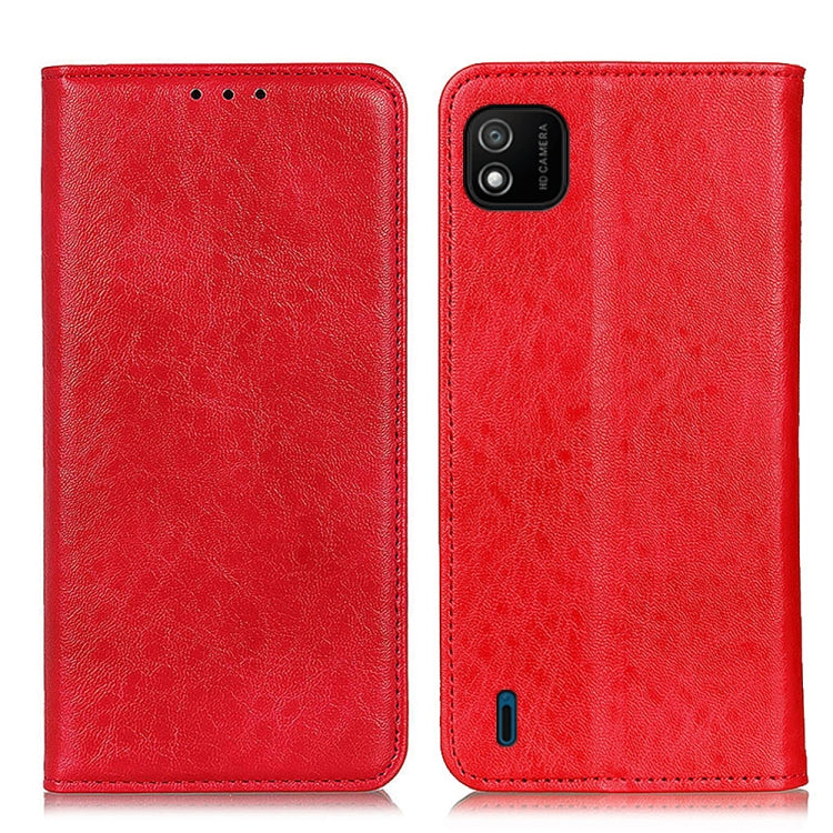 For Wiko Y62 Magnetic Crazy Horse Texture Horizontal Flip Leather Case with Holder & Card Slots & Wallet