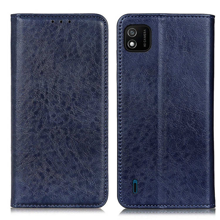 For Wiko Y62 Magnetic Crazy Horse Texture Horizontal Flip Leather Case with Holder & Card Slots & Wallet