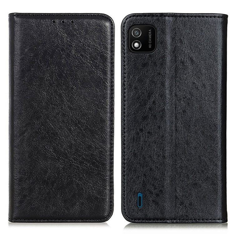 For Wiko Y62 Magnetic Crazy Horse Texture Horizontal Flip Leather Case with Holder & Card Slots & Wallet