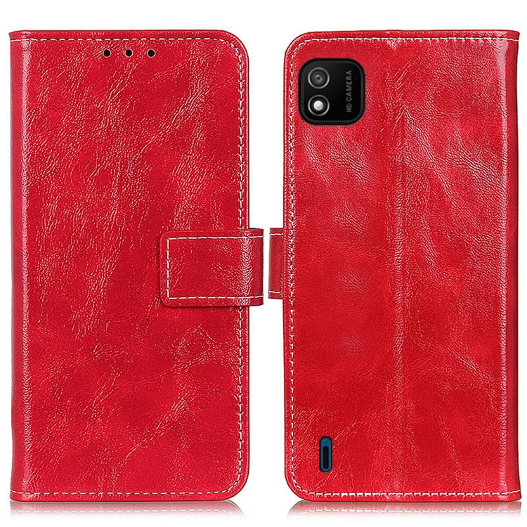 For Wiko Y62 Retro Crazy Horse Texture Horizontal Flip Leather Case with Holder & Card Slots & Photo Frame & Wallet