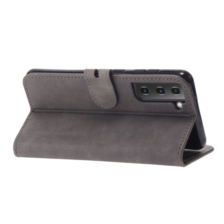 For Samsung Galaxy S21 FE Embossed Happy Cat Pattern Horizontal Flip Leather Case with Holder & Card Slots & Wallet