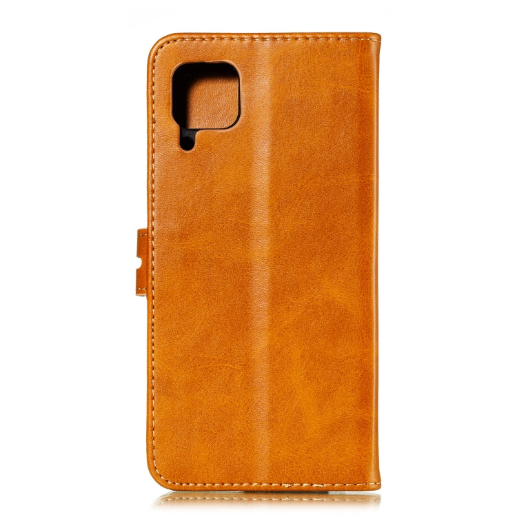 For Samsung Galaxy A12 Embossed Happy Cat Pattern Horizontal Flip Leather Case with Holder & Card Slots & Wallet