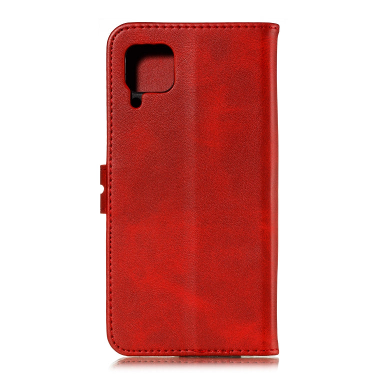 For Samsung Galaxy A12 Embossed Happy Cat Pattern Horizontal Flip Leather Case with Holder & Card Slots & Wallet