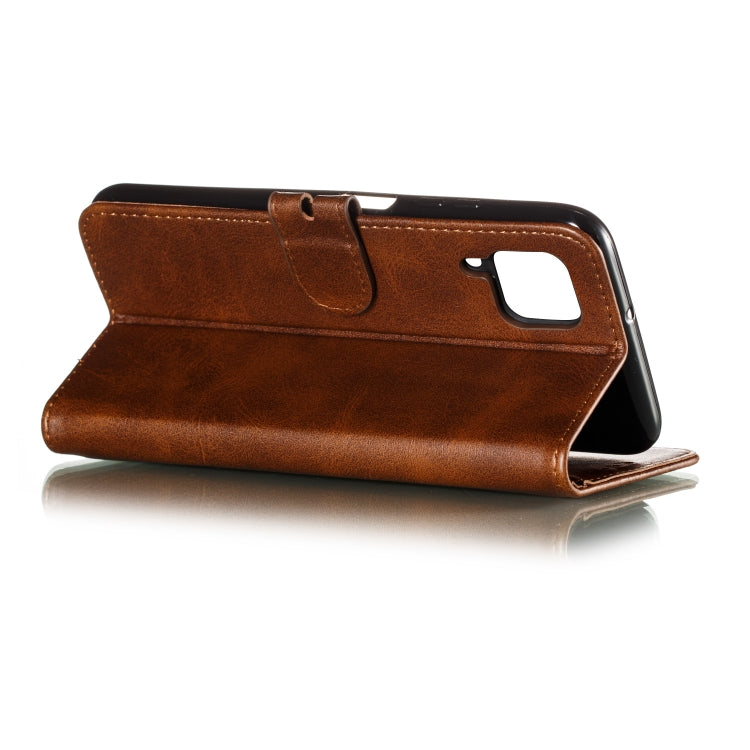 For Samsung Galaxy A12 Embossed Happy Cat Pattern Horizontal Flip Leather Case with Holder & Card Slots & Wallet