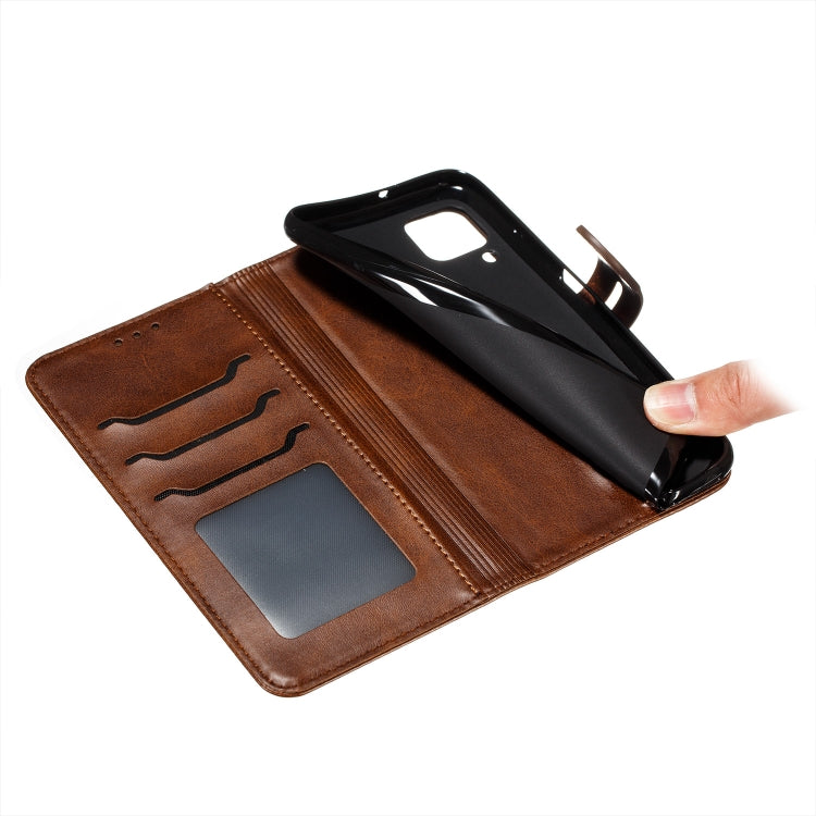 For Samsung Galaxy A12 Embossed Happy Cat Pattern Horizontal Flip Leather Case with Holder & Card Slots & Wallet