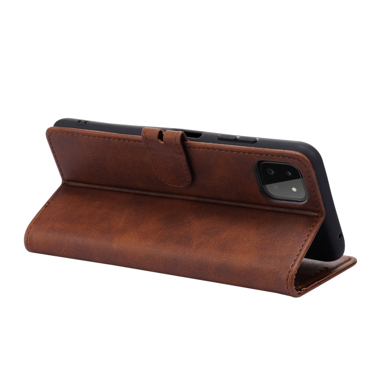For Samsung Galaxy A22 5G EU Version Embossed Happy Cat Pattern Horizontal Flip Leather Case with Holder & Card Slots & Wallet