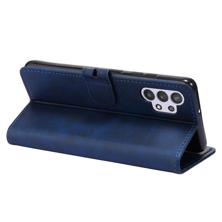 For Samsung Galaxy A32 5G Embossed Happy Cat Pattern Horizontal Flip Leather Case with Holder & Card Slots & Wallet
