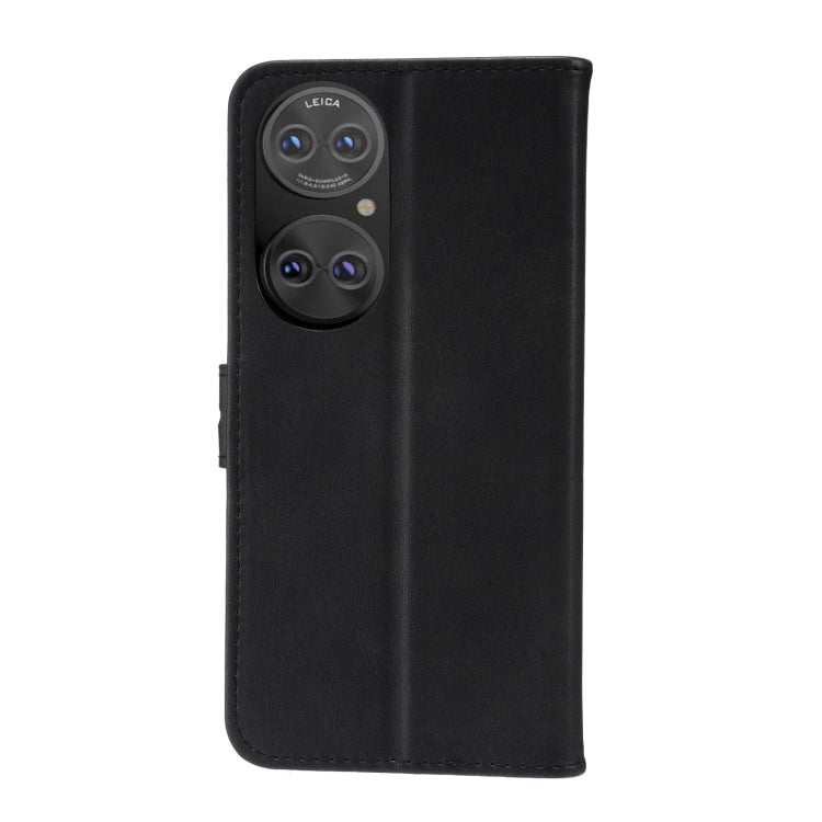 For Huawei P50 Embossed Happy Cat Pattern Horizontal Flip Leather Case with Holder & Card Slots & Wallet