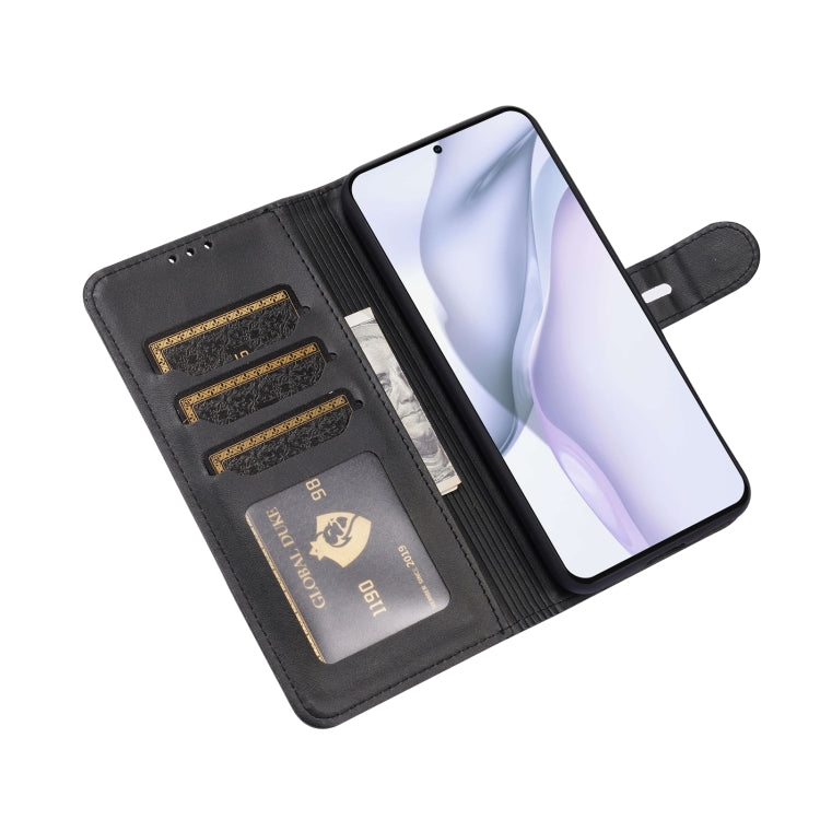 For Huawei P50 Embossed Happy Cat Pattern Horizontal Flip Leather Case with Holder & Card Slots & Wallet