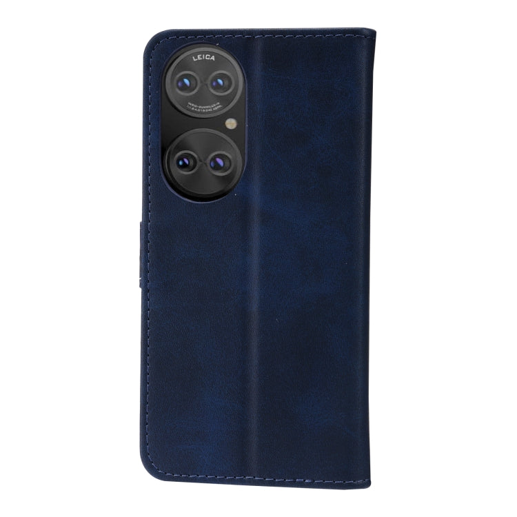 For Huawei P50 Embossed Happy Cat Pattern Horizontal Flip Leather Case with Holder & Card Slots & Wallet